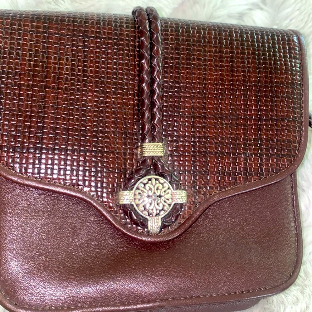 One World by Brighton brown leather small should bag.